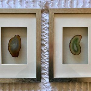 Framed Polished Agate Slices